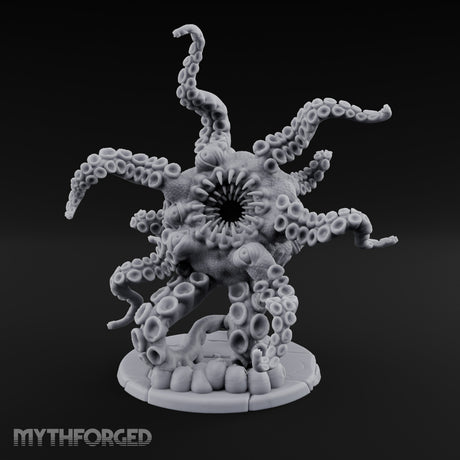 Tentacles Splayed Maw Gaping Maw Beast Miniature for Dungeons and Dragons, Pathfinder or other TTRPGs