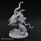 Tentacles Splayed Maw Gaping Maw Beast Miniature for Dungeons and Dragons, Pathfinder or other TTRPGs
