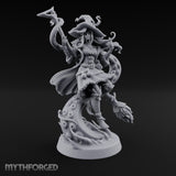 Tentacles Swirling Human Witch Miniature for Dungeons and Dragons, Pathfinder or other TTRPGs