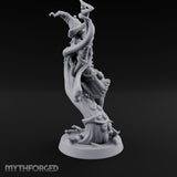 Tentacles Swirling Human Witch Miniature for Dungeons and Dragons, Pathfinder or other TTRPGs