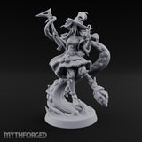 Tentacles Swirling Human Witch Miniature for Dungeons and Dragons, Pathfinder or other TTRPGs