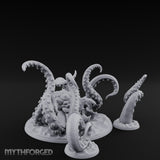 Tentacles Thrashing Kraken Sea Terror Miniature for Dungeons and Dragons, Pathfinder or other TTRPGs