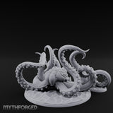 Tentacles Thrashing Kraken Sea Terror Miniature for Dungeons and Dragons, Pathfinder or other TTRPGs