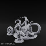 Tentacles Thrashing Kraken Sea Terror Miniature for Dungeons and Dragons, Pathfinder or other TTRPGs