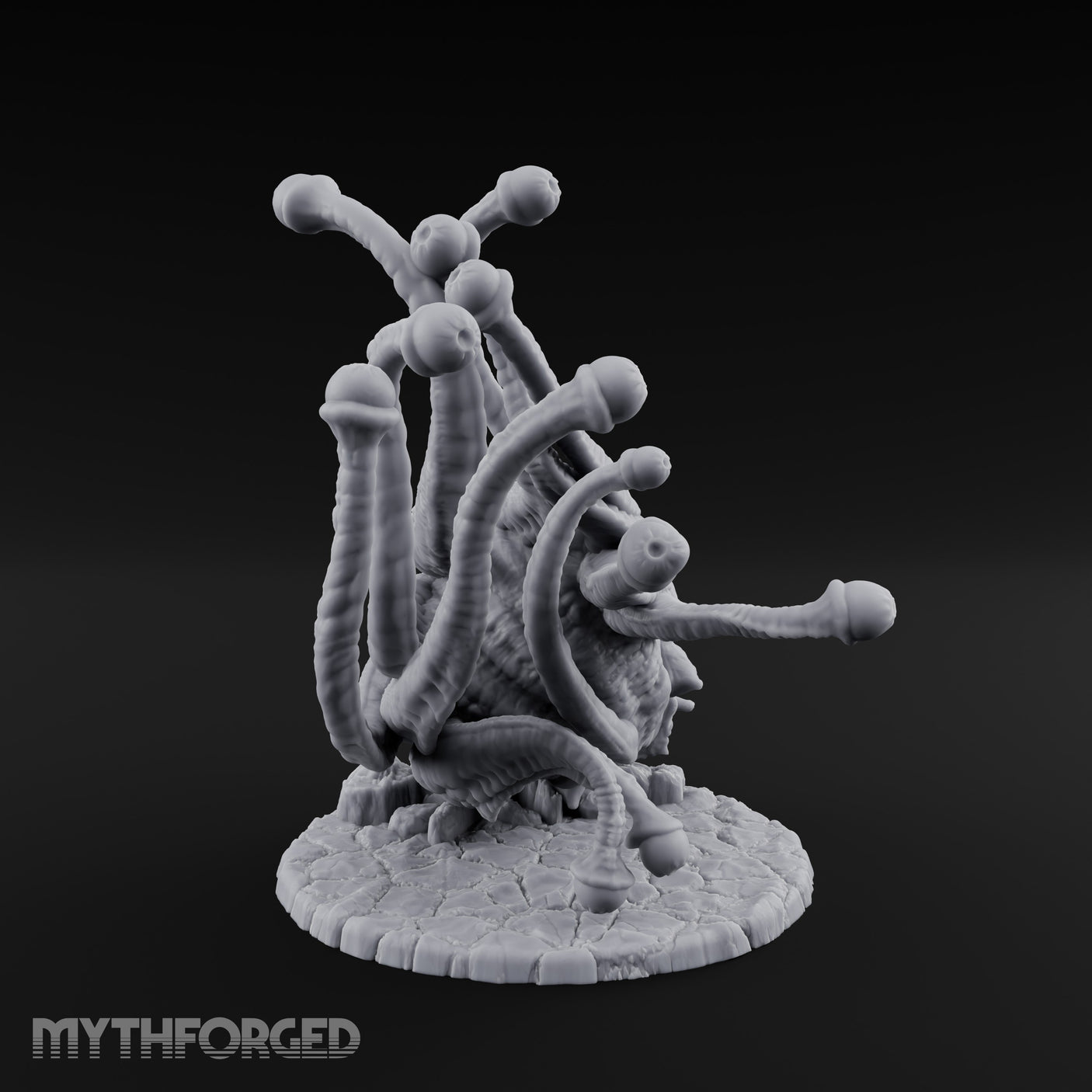 Tentacles Writhing Eye Bulging Beholder Miniature for Dungeons and Dragons, Pathfinder or other TTRPGs