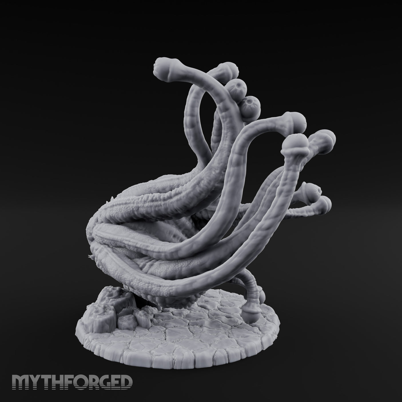 Tentacles Writhing Eye Bulging Beholder Miniature for Dungeons and Dragons, Pathfinder or other TTRPGs