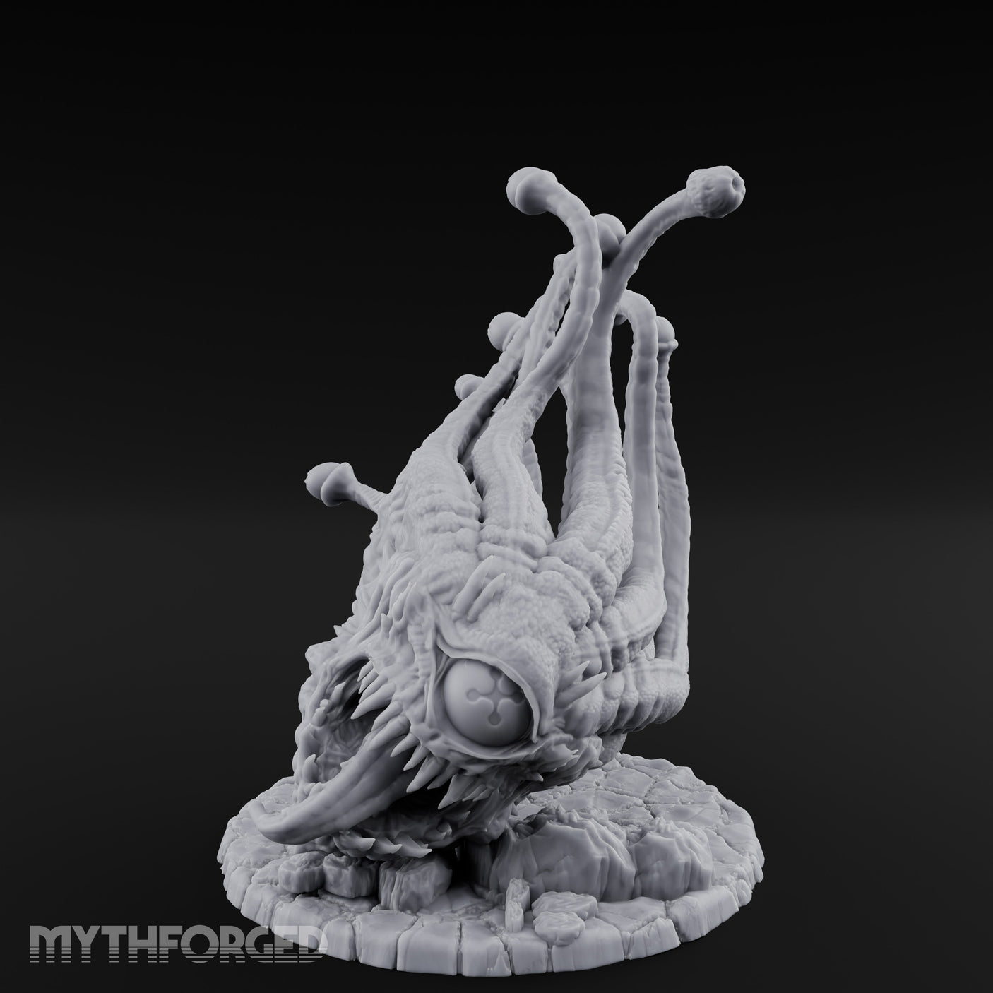 Tentacles Writhing Eye Bulging Beholder Miniature for Dungeons and Dragons, Pathfinder or other TTRPGs