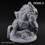 Tentacles Writhing Moon Beast Horror A Miniature for Dungeons and Dragons, Pathfinder or other TTRPGs
