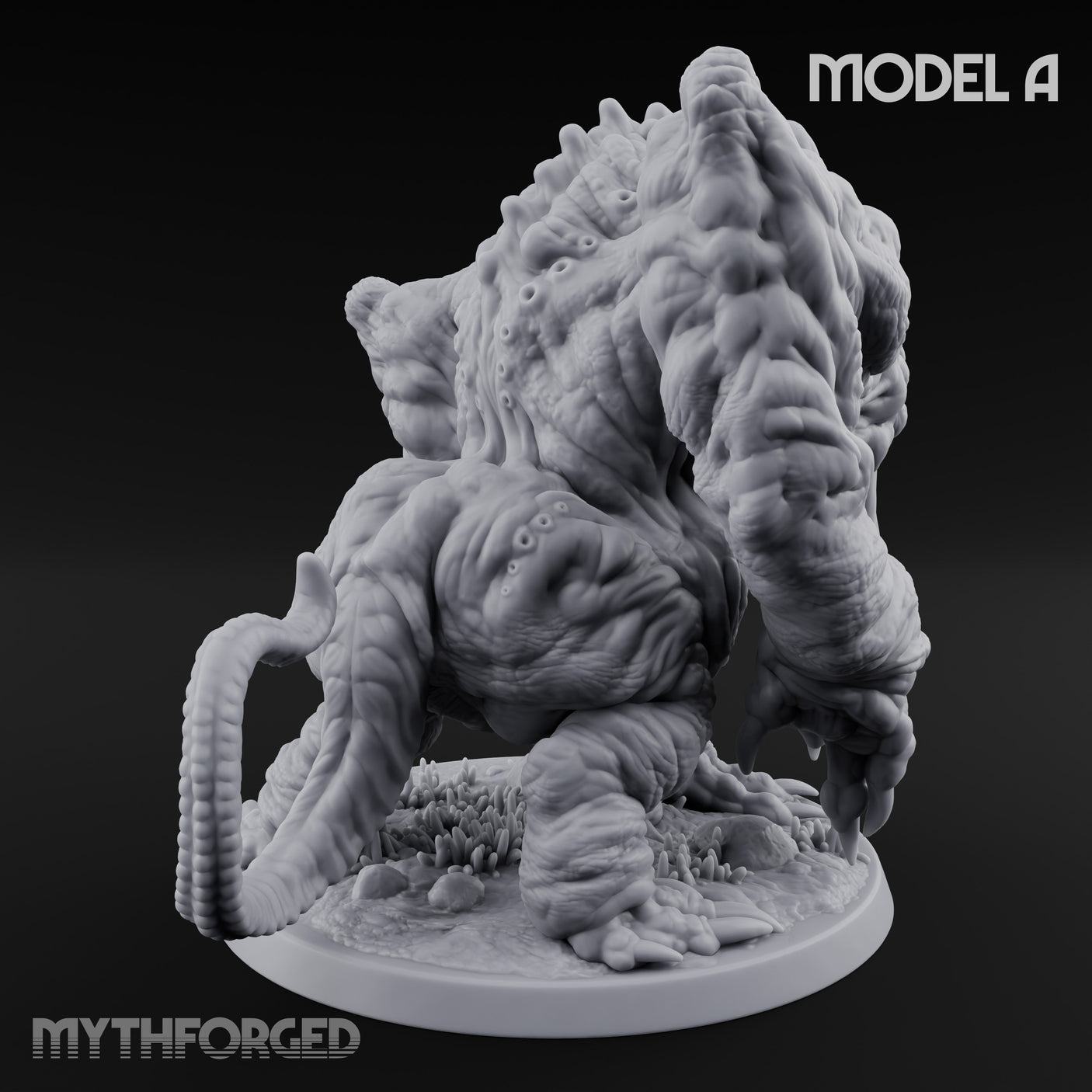 Tentacles Writhing Moon Beast Horror A Miniature for Dungeons and Dragons, Pathfinder or other TTRPGs