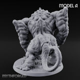 Tentacles Writhing Moon Beast Horror A Miniature for Dungeons and Dragons, Pathfinder or other TTRPGs