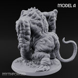 Tentacles Writhing Moon Beast Horror A Miniature for Dungeons and Dragons, Pathfinder or other TTRPGs