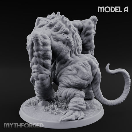 Tentacles Writhing Moon Beast Horror A Miniature for Dungeons and Dragons, Pathfinder or other TTRPGs