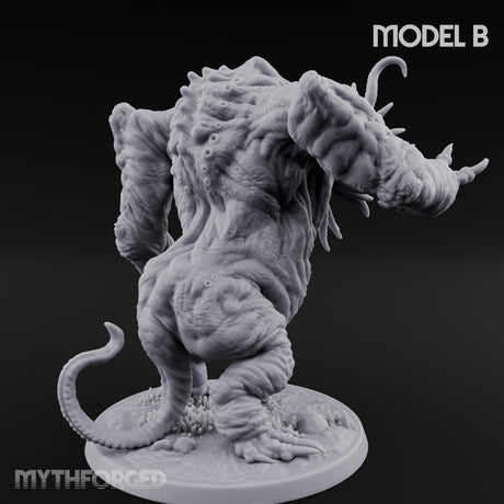 Tentacles Writhing Moon Beast Horror B Miniature for Dungeons and Dragons, Pathfinder or other TTRPGs