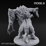 Tentacles Writhing Moon Beast Horror B Miniature for Dungeons and Dragons, Pathfinder or other TTRPGs