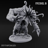 Tentacles Writhing Moon Beast Horror B Miniature for Dungeons and Dragons, Pathfinder or other TTRPGs