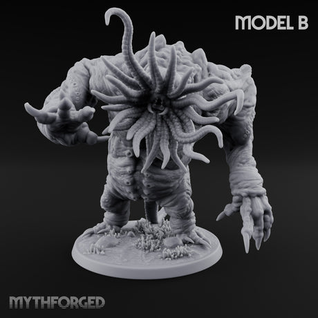 Tentacles Writhing Moon Beast Horror B Miniature for Dungeons and Dragons, Pathfinder or other TTRPGs
