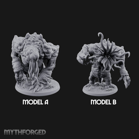 Tentacles Writhing Moon Beast Horrors Miniature for Dungeons and Dragons, Pathfinder or other TTRPGs