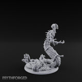 Tentacles Writhing Rising Avatar of Yig Miniature for Dungeons and Dragons, Pathfinder or other TTRPGs