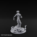 Tentacles Writhing Rising Avatar of Yig Miniature for Dungeons and Dragons, Pathfinder or other TTRPGs