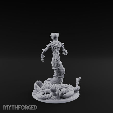 Tentacles Writhing Rising Avatar of Yig Miniature for Dungeons and Dragons, Pathfinder or other TTRPGs