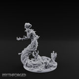 Tentacles Writhing Rising Avatar of Yig Miniature for Dungeons and Dragons, Pathfinder or other TTRPGs