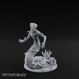 Tentacles Writhing Rising Avatar of Yig Miniature for Dungeons and Dragons, Pathfinder or other TTRPGs