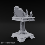 Tome-Crowned Altar Bookrest Miniature for Dungeons and Dragons, Pathfinder or other TTRPGs