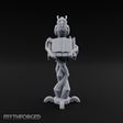 Demon-Perched Tome Pedestal Miniature for Dungeons and Dragons, Pathfinder or other TTRPGs