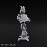 Demon-Perched Tome Pedestal Miniature for Dungeons and Dragons, Pathfinder or other TTRPGs