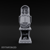 Candle-Lit Grimoire Pedestal Miniature for Dungeons and Dragons, Pathfinder or other TTRPGs