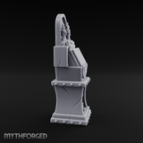 Candle-Lit Grimoire Pedestal Miniature for Dungeons and Dragons, Pathfinder or other TTRPGs