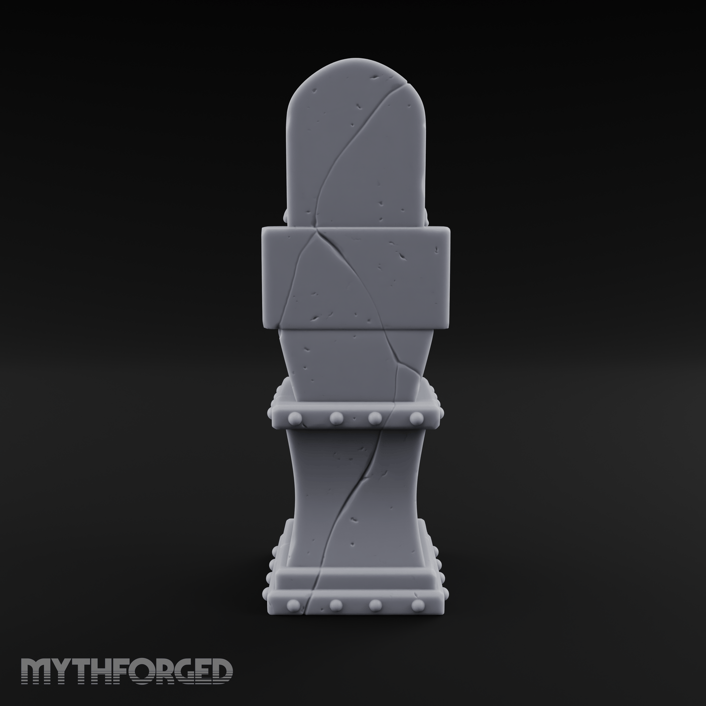 Candle-Lit Grimoire Pedestal Miniature for Dungeons and Dragons, Pathfinder or other TTRPGs