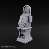 Candle-Lit Grimoire Pedestal Miniature for Dungeons and Dragons, Pathfinder or other TTRPGs