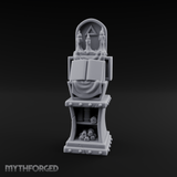 Candle-Lit Grimoire Pedestal Miniature for Dungeons and Dragons, Pathfinder or other TTRPGs