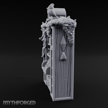 Stuffed Alchemist Bookshelf Miniature for Dungeons and Dragons, Pathfinder or other TTRPGs