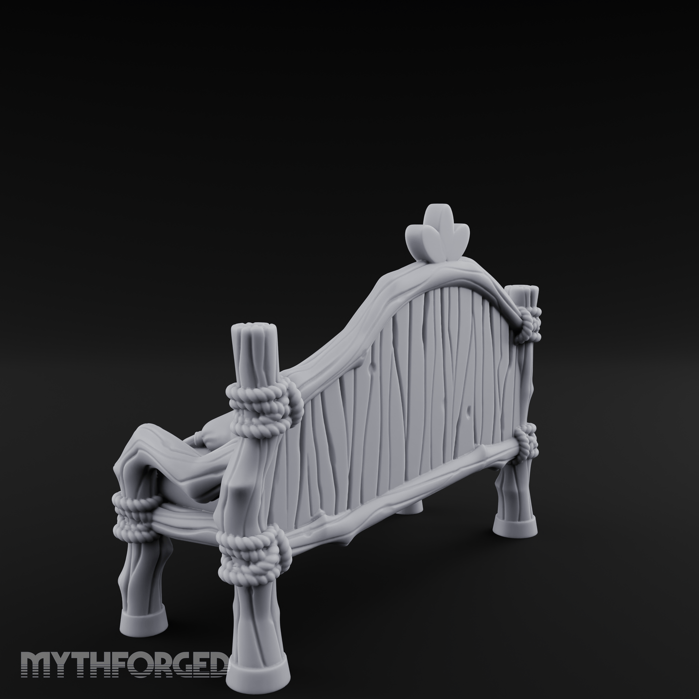 Ornate Velvet Sofa Miniature for Dungeons and Dragons, Pathfinder or other TTRPGs
