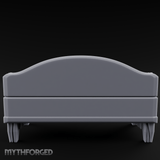 Tufted Noble's Loveseat Miniature for Dungeons and Dragons, Pathfinder or other TTRPGs