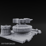 Rope-Coiled Anvil Miniature for Dungeons and Dragons, Pathfinder or other TTRPGs