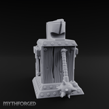 Riveted-Steel Forge Anvil Miniature for Dungeons and Dragons, Pathfinder or other TTRPGs