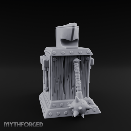 Riveted-Steel Forge Anvil Miniature for Dungeons and Dragons, Pathfinder or other TTRPGs