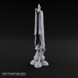 Silk-Draped Heraldic Banner Standard Miniature for Dungeons and Dragons, Pathfinder or other TTRPGs