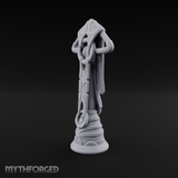 Filigree-Crowned Ceremonial Banner Standard Miniature for Dungeons and Dragons, Pathfinder or other TTRPGs