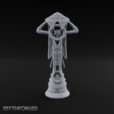 Filigree-Crowned Ceremonial Banner Standard Miniature for Dungeons and Dragons, Pathfinder or other TTRPGs