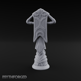 Filigree-Crowned Ceremonial Banner Standard Miniature for Dungeons and Dragons, Pathfinder or other TTRPGs
