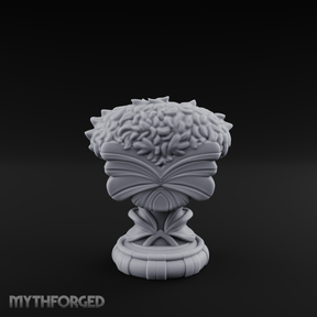 Marble-Crested Garden Urn Miniature for Dungeons and Dragons, Pathfinder or other TTRPGs
