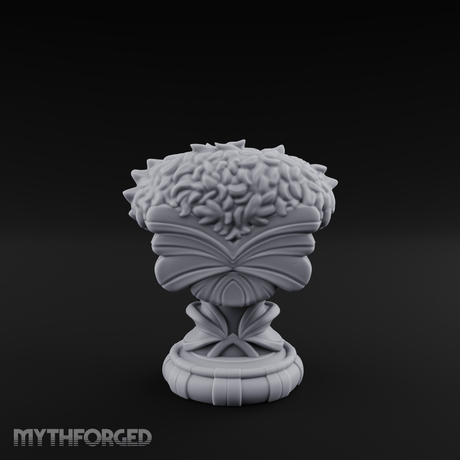 Marble-Crested Garden Urn Miniature for Dungeons and Dragons, Pathfinder or other TTRPGs