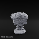 Marble-Crested Garden Urn Miniature for Dungeons and Dragons, Pathfinder or other TTRPGs