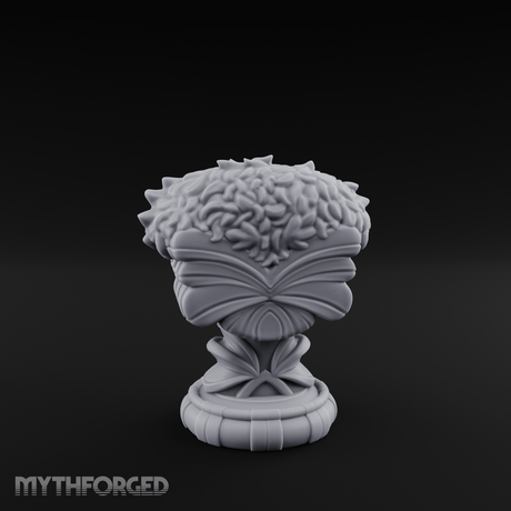Marble-Crested Garden Urn Miniature for Dungeons and Dragons, Pathfinder or other TTRPGs