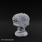 Marble-Crested Garden Urn Miniature for Dungeons and Dragons, Pathfinder or other TTRPGs