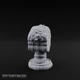 Marble-Crested Garden Urn Miniature for Dungeons and Dragons, Pathfinder or other TTRPGs